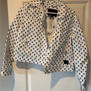 Coach Badland Floral Jean Jacket